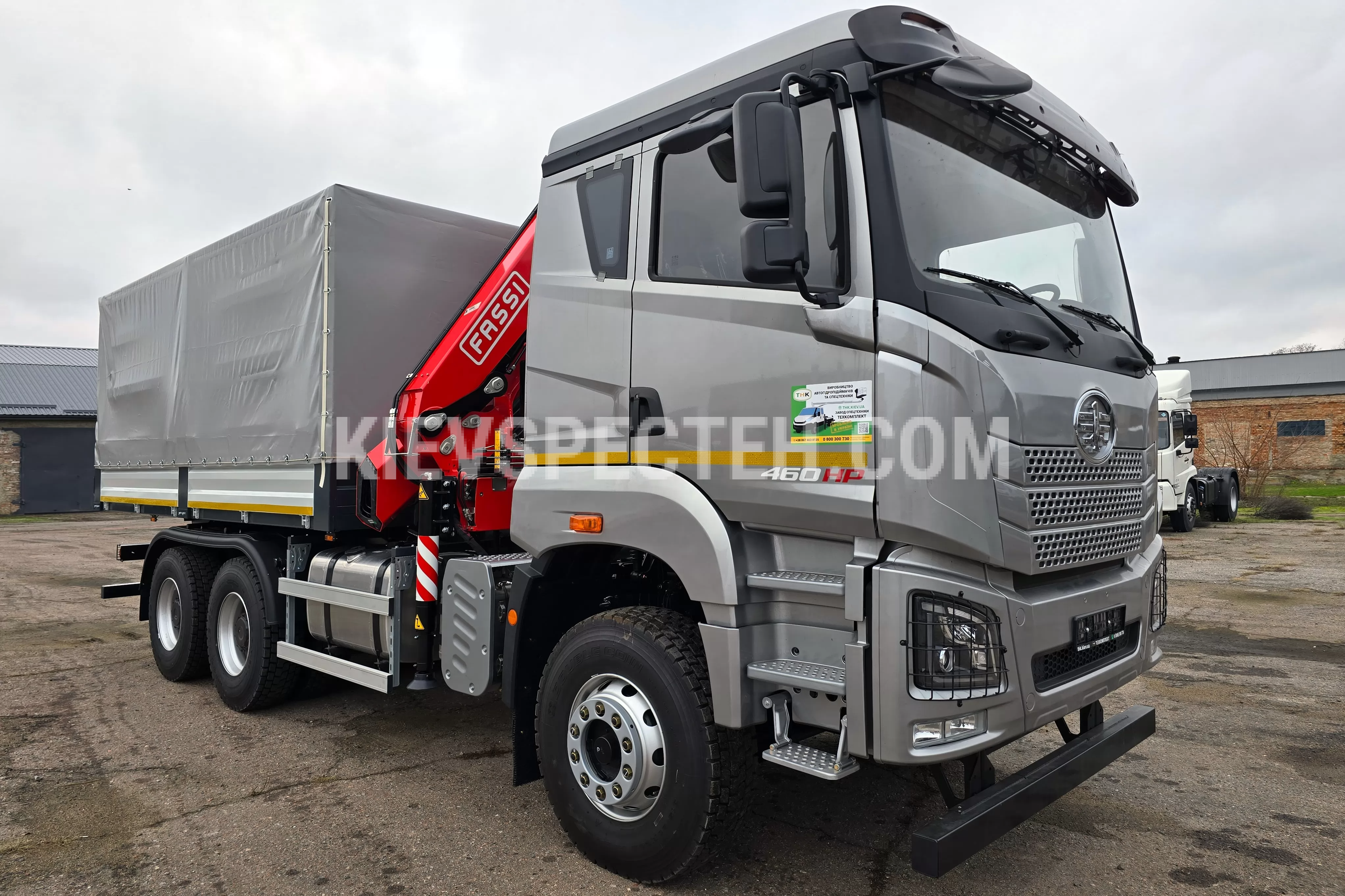 Бортовой грузовик FAW CA3250 с КМУ FASSI F165A.2